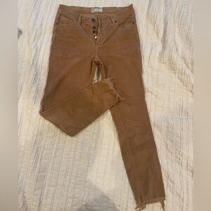 Woman’s size 27 Free People corduroy pant
